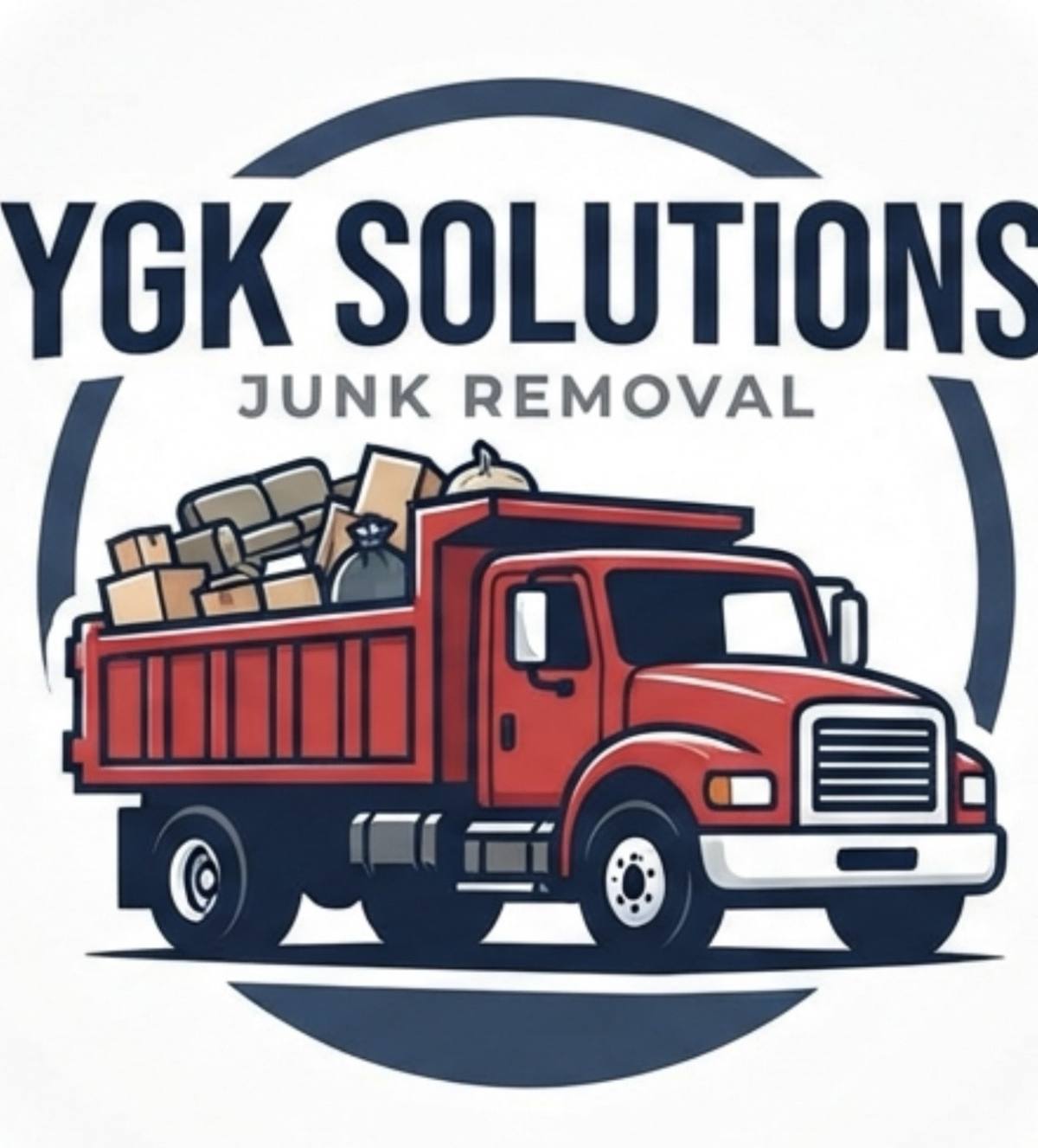 YGK Junk Solutions junk removal logo