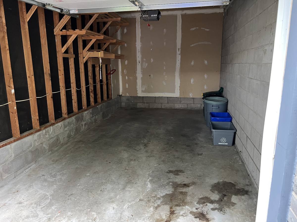 Cleared garage after a junk removal job